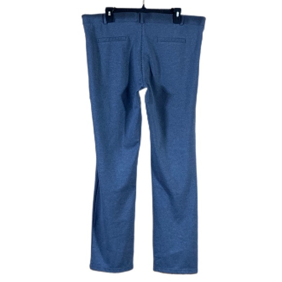 Betabrand Gray Mini Stripe Dress Pant Yoga Pants Bootcut Stretch Size 2X - Picture 3 of 5